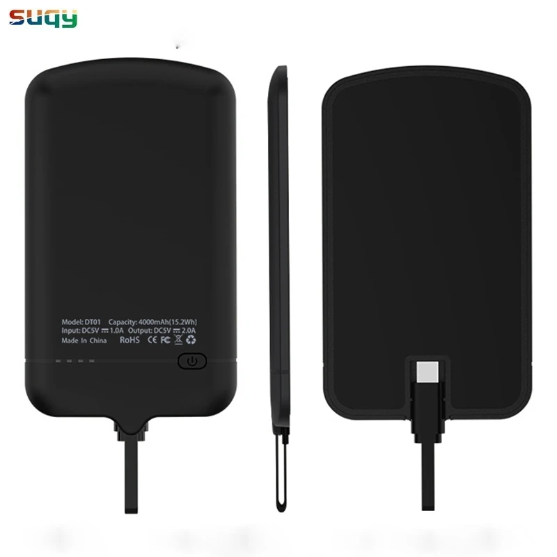 Ультратонкий Батарея Зарядное устройство чехол s для iphone 5 5s 5c 6 6s 7 8 plus X xr xs Мощность банк чехол внешнего резервного чехол зарядный чехол