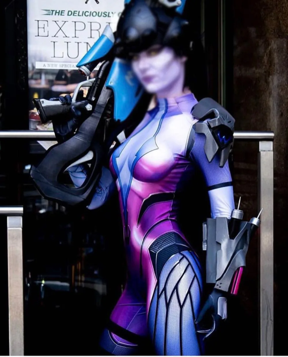 Изготовленный на заказ Новый костюм Widowmaker косплей для девочек из