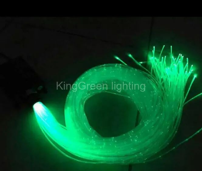 Блестящий пластиковый оптоволоконный кабель диаметром 1 мм 1500 м/рулон для украшения внутреннего и наружного