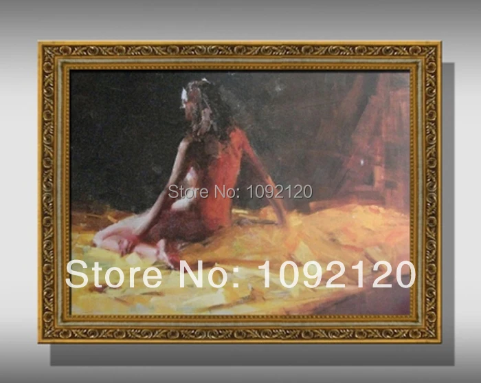 

Handmade Canvas Oil Painting High Quality Pictures Beautiful Black Girls Paintings For Home Decor Picture Hang On The Wall
