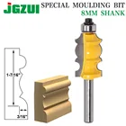 Фреза карбидная, хвостовик 8 мм, для электроинструментов резчик по дереву, 1 шт.