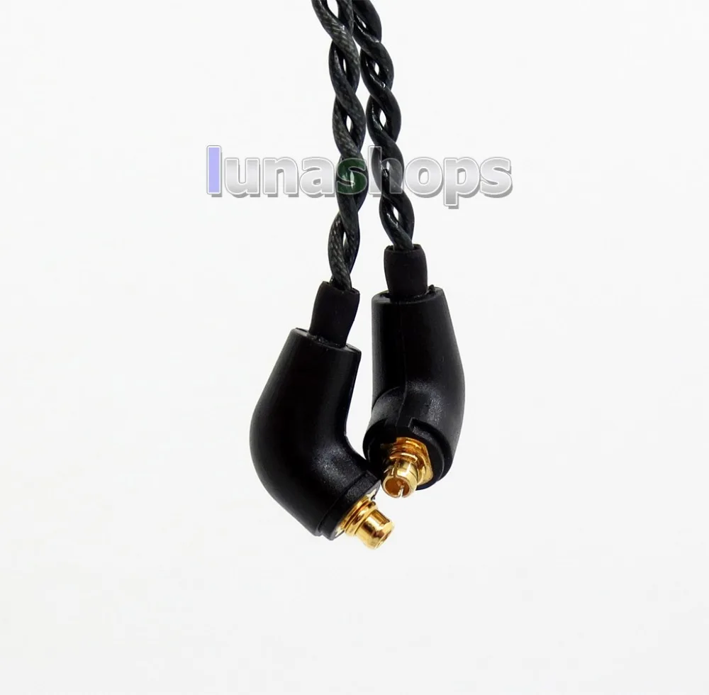 LN006057 45ohm 3 5 мм 2 сбалансированный и серебристой основой кабель наушников для Etymotic