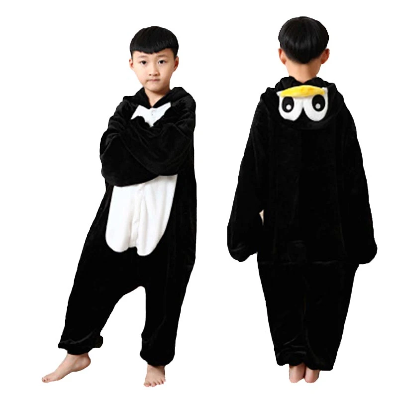 Новый Kigurumi Косплэй купальный теплые пижамы Хеллоуин костюм мультфильм Животные