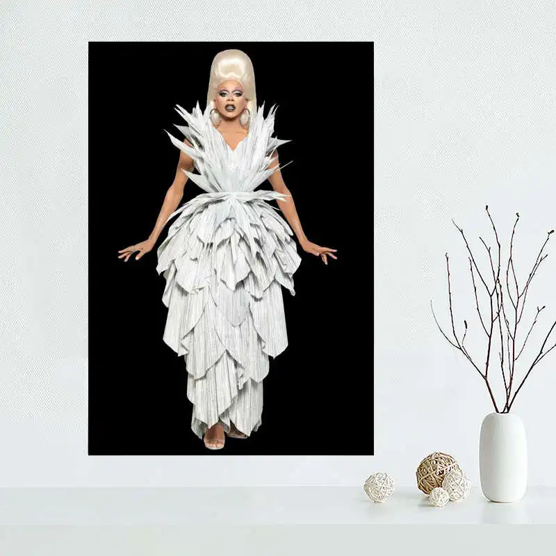 Модный Индивидуальный Коврик для rupaul Холст плакат настенный художественный