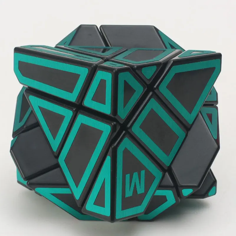 Ghost нестандартный волшебный куб наклейки-пазлы Обучающие игрушки черного и