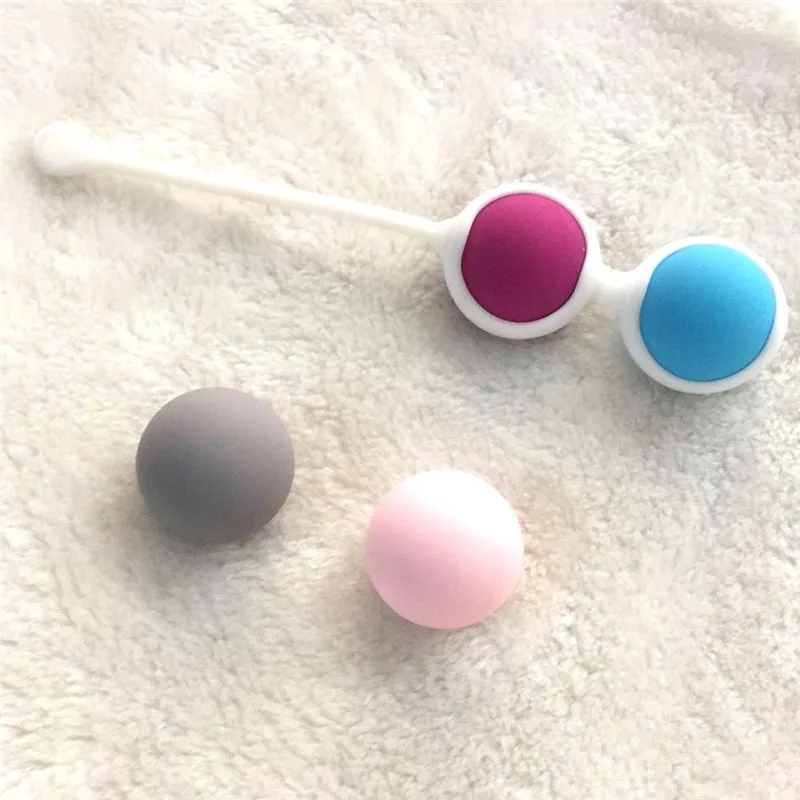 4 Силиконовые Шарики Кегеля мышцы влагалища тренировочные шарики Секс игрушки