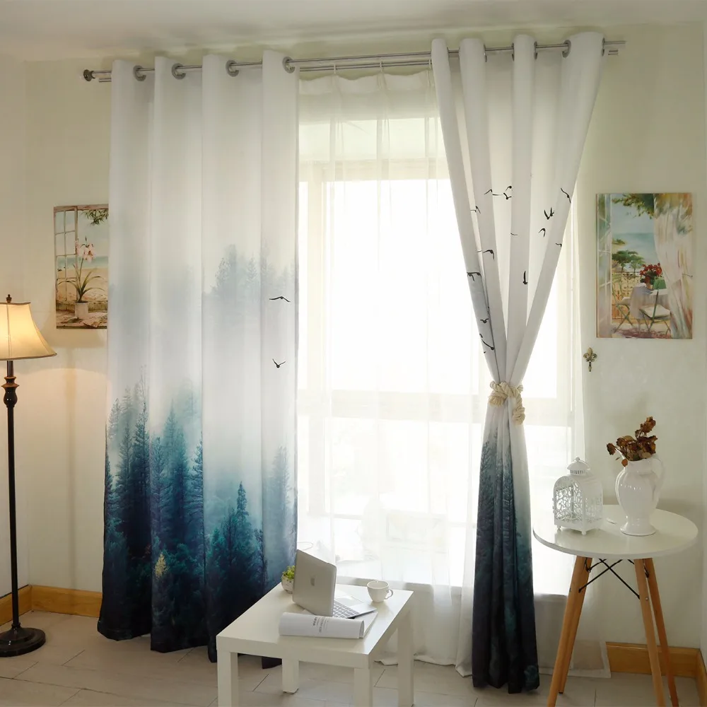 Пользовательские оконные шторы для гостиной спальни детской комнаты окна тюль