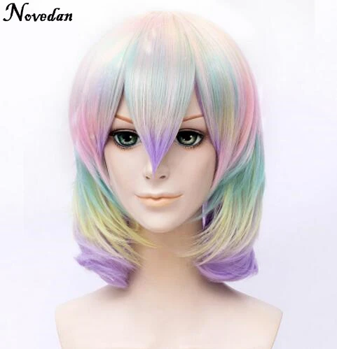 Wig6 Блестящий костюм для косплея Хаски но куни; цельнокроеный костюм в стиле аниме; костюм на Хэллоуин для женщин; костюм для подвижных игр - Цвет: Wig6