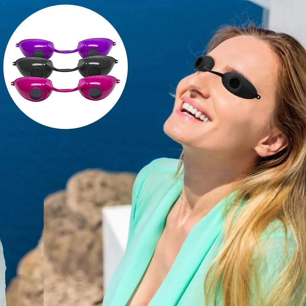 1 пара солнцезащитных прозрачных силиконовых очков эластичных для путешествий| |