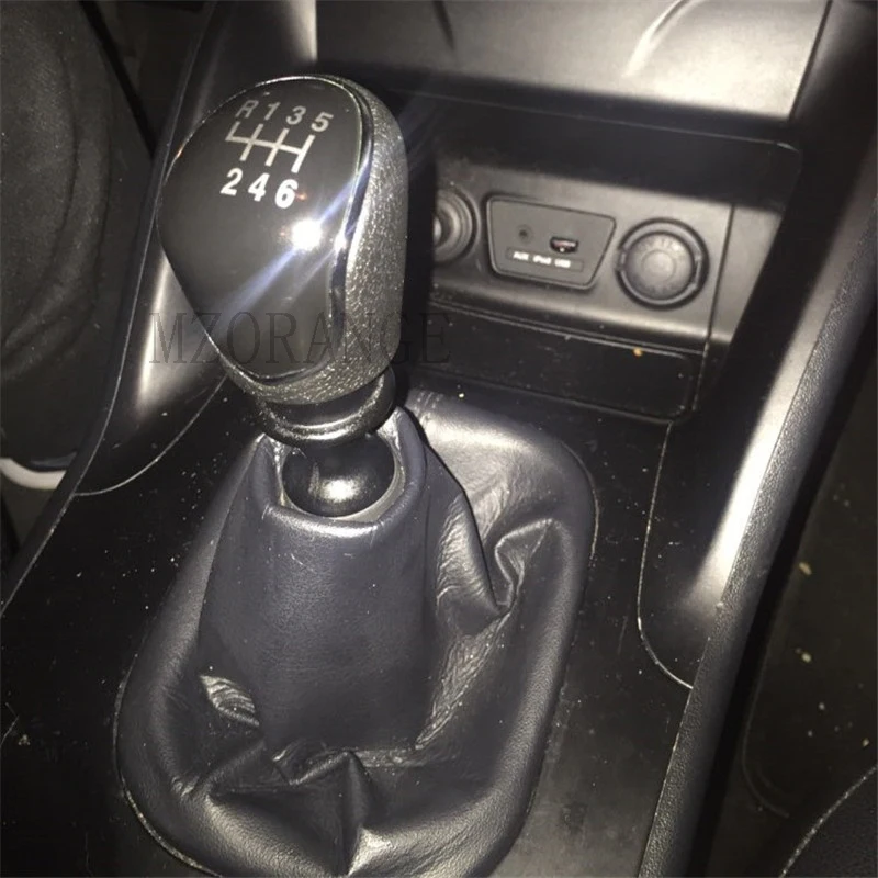 

6 Speed Manual Stick Gear Shift Knob For Hyundai IX35 2012 2013 2014 2015 2016 Car Lever Shifter Head Handball Gear Shift Knob