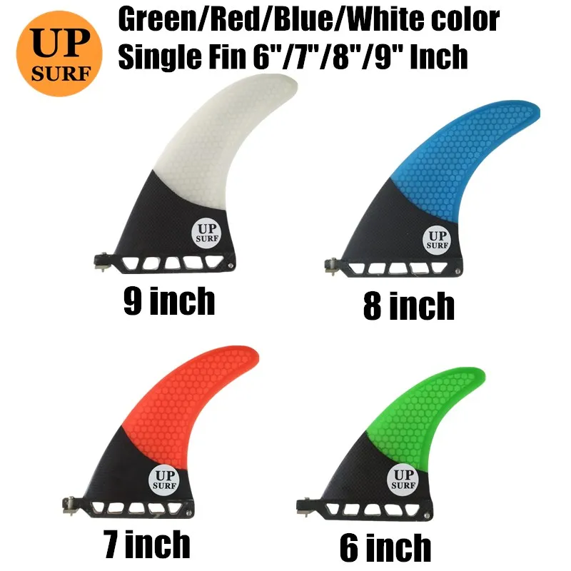 

Surfboard Single Fin Fibreglass 6"/7"/8"/9"Fins SUP Board Quilhas Fins UPSURF logo central fin carbon mid fins