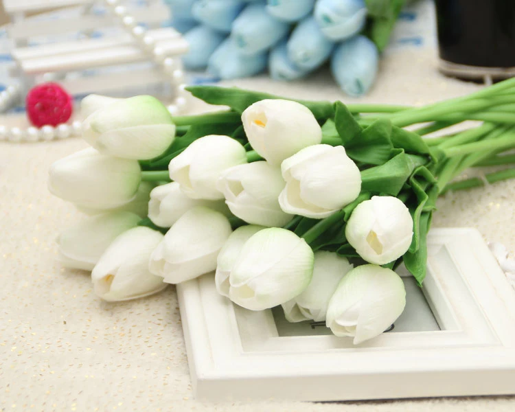 BELLFARM 10 шт. декоративные цветы тюльпана искусственные имитация цветов Свадебный