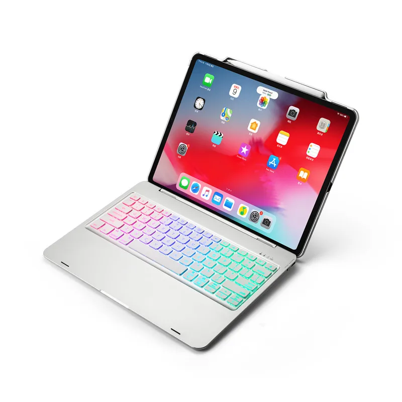 Для iPad Pro 12,9 чехол с Bluetooth клавиатурой защитный чехол для iPad 12,9 '' Беспроводная Bluetooth клавиатура
