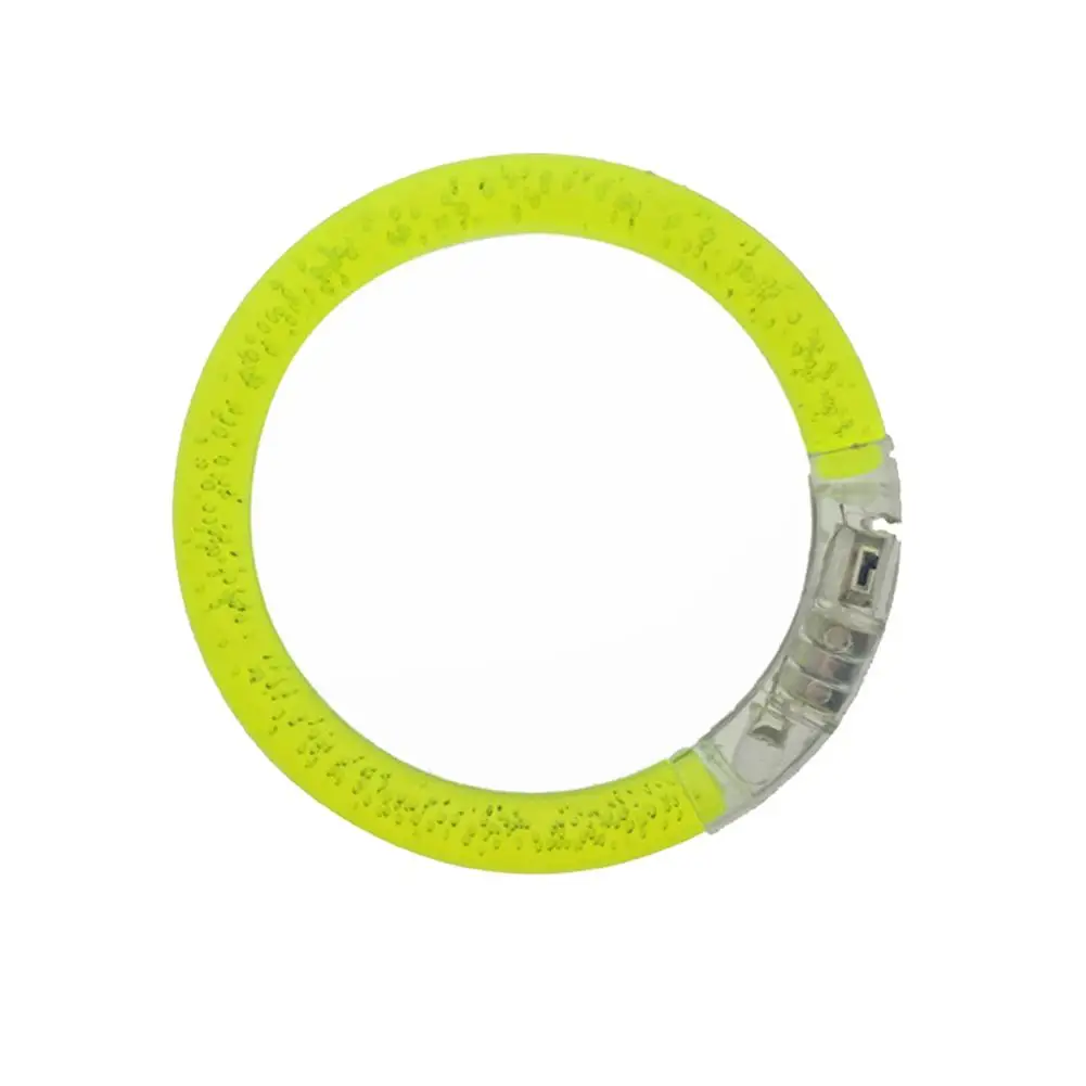 Yellow Led танцевальный браслет, Мультяшные часы для мальчиков и девочек, флэш-браслет на запястье, легкие браслеты для дня рождения, Хэллоуина, светящиеся вечерние принадлежности - Цвет: Yellow