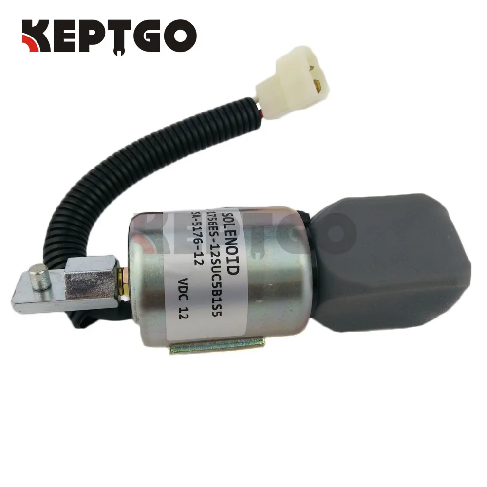 SA 5176 12 17520 60013 1756ES 12SUC5B1S5 стопорный соленоид для Kubota 12v|solenoid for kubota|solenoide kubotasolenoid 12v |