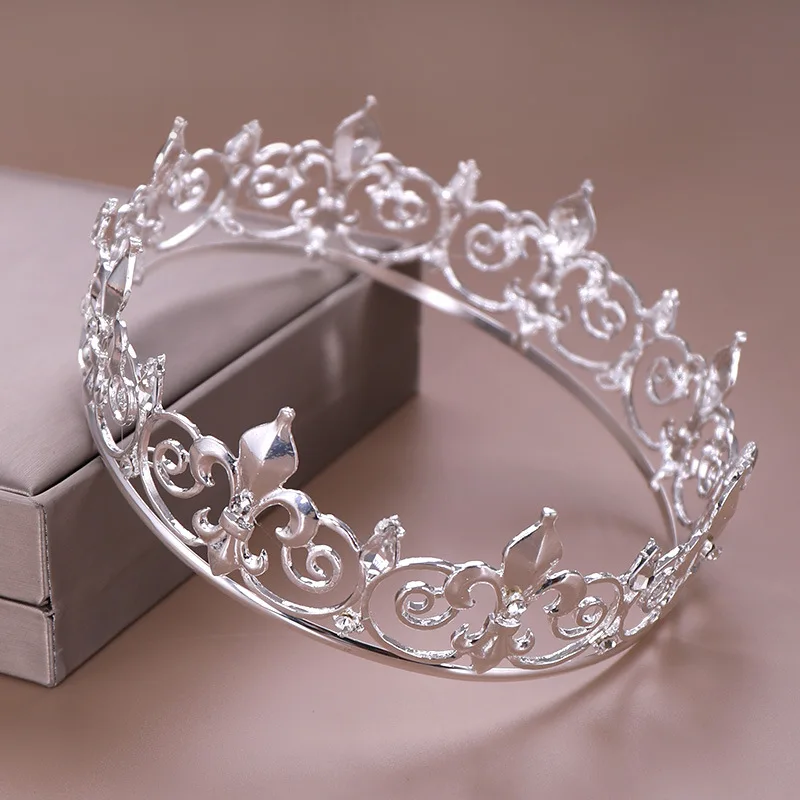 

Women Baroque Luxury Large Metal Crowns Hollow Tiaras de Noiva Hair Jewelry Bride Headpiece Pageant Wedding Hair Accessories LB