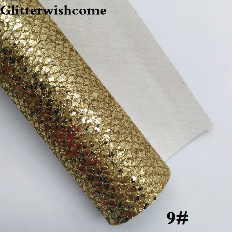 9 Glitterwishcome 21X29 см A4 Размеры виниловые обои для банты Лазерная Звезда Сетка блестящая кожаная ткань винил для банты, GM195A - Цвет: 9