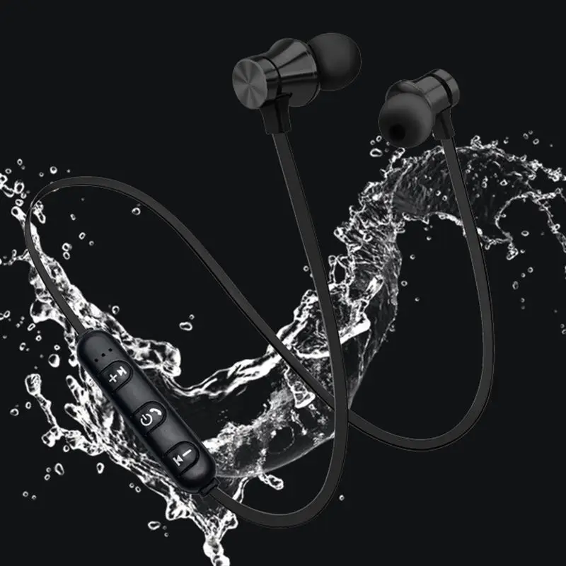 Xt11 Магнитная музыка Bluetooth 4,2 наушники Спорт бег Беспроводная Bluetooth гарнитура с зарядным кабелем Молодежные наушники