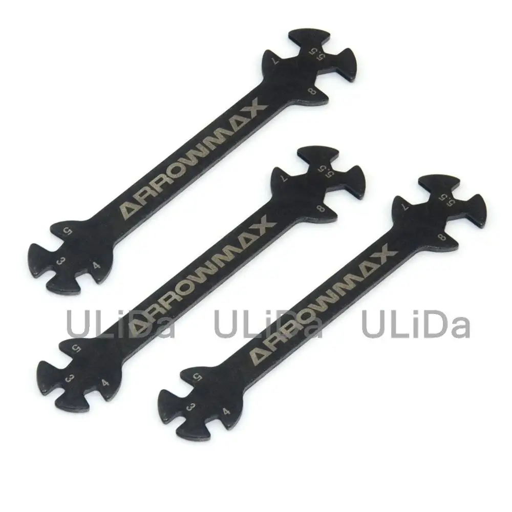 3x ARROWMAX специальный инструмент гаечный ключ для стяжки и гайки DY181090 3 4 5 7 8 мм 1/5 1/8