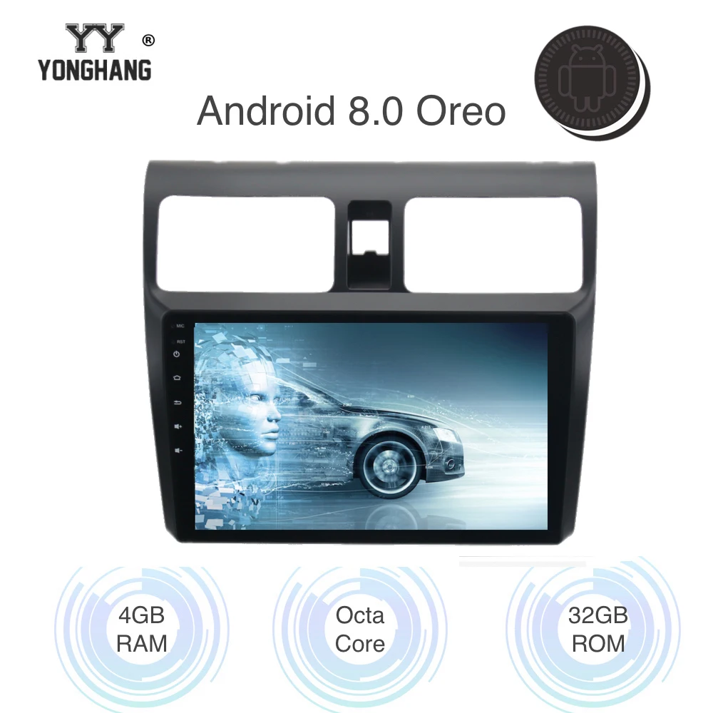 10 2 &quot1 din автомобильное радио GPS Android 8 0/7 1 для Suzuki Swift мультимедиа 2005 2006 2007 2008 2009 2010