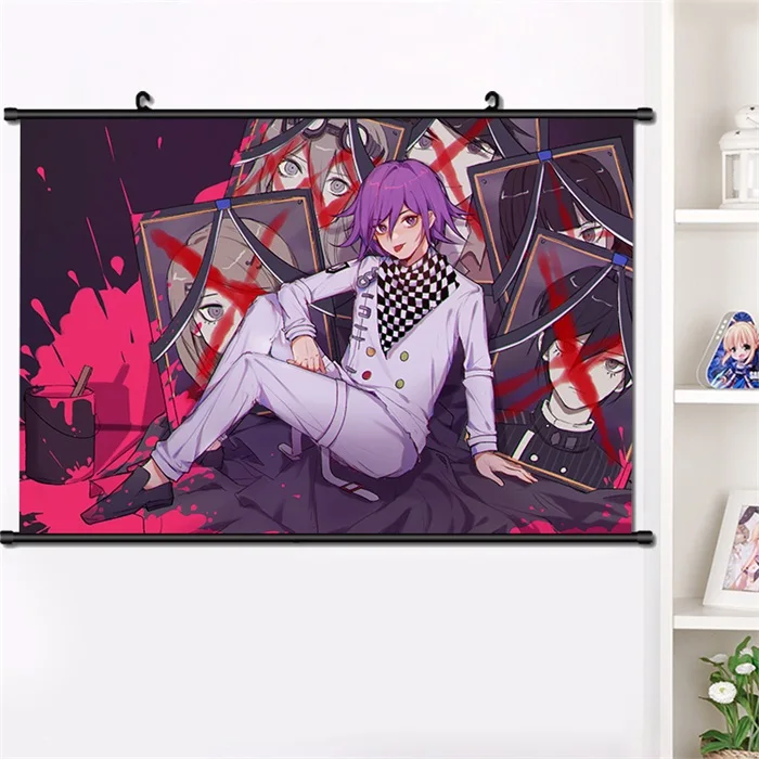 S Аниме Danganronpa V3 ouma kokichi Nanami ChiaKi настенный Свиток Плакат манга настенные подвесные плакаты модное украшение дома 40*60 см - Цвет: S