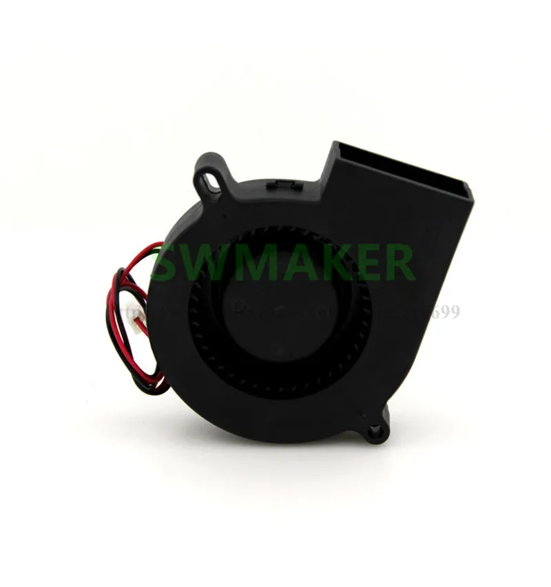 SWMAKER 75*25mm Ultimaker Electronics Cooling Fan pack 12V DC 0.18A 7525 turbofan for DIY 3D printer parts | Компьютеры и офис