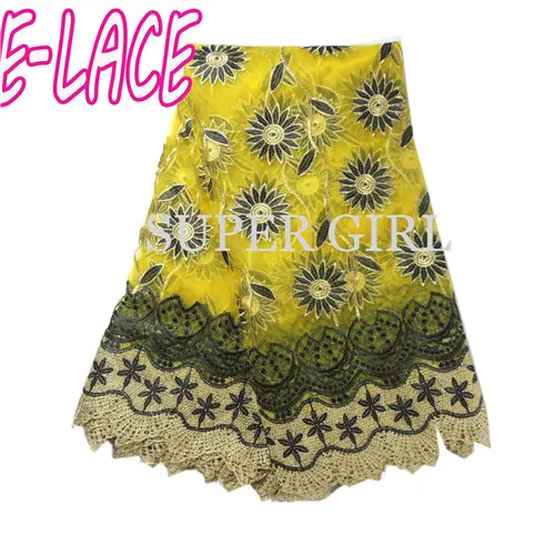 Африканский гипюр кружевной ткани высокого качества африканский шнур цвет