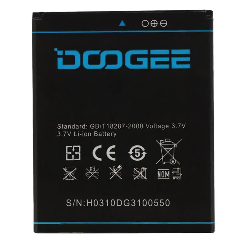 Фото Аккумулятор AABB Doogee DG310 3 7 V 2000 mAh|Цифровые аккумуляторы| |