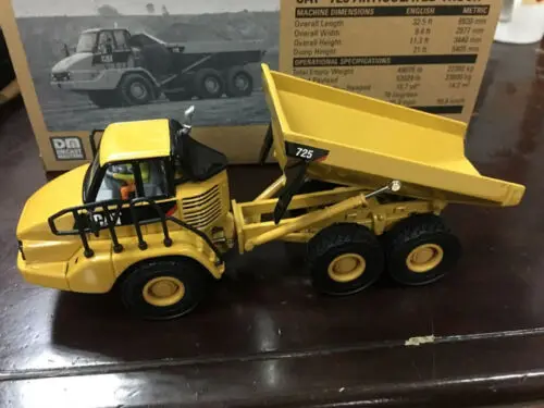 Caterpillar Cat 725 шарнирный грузовик масштаб 1/50 металлическая модель от бренд DieCast Masters