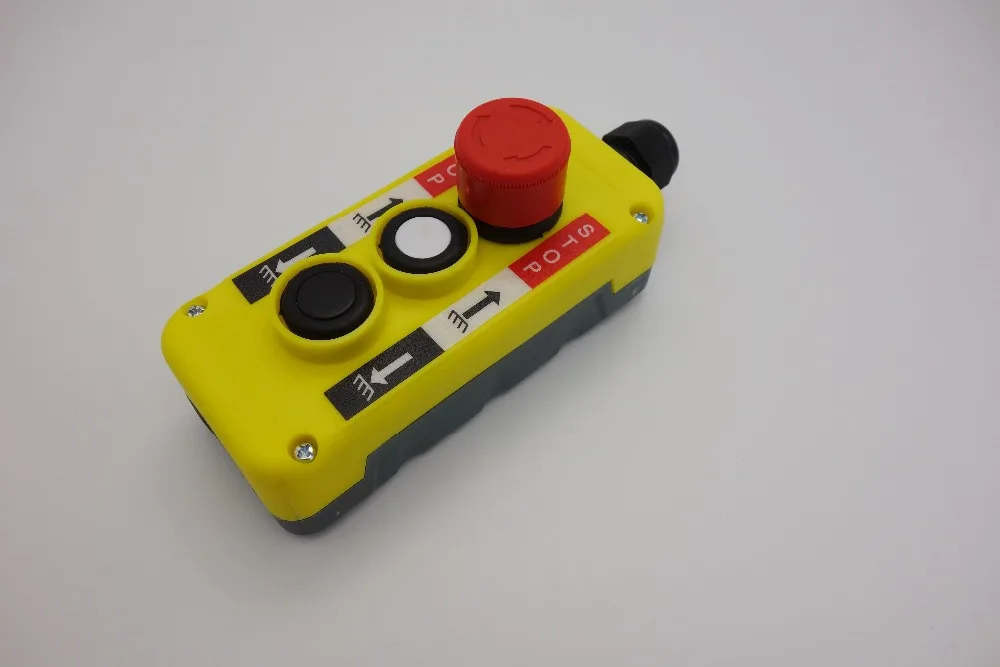 1 шт. 2 кнопки с подъемником для аварийной остановки и подвесной пульт