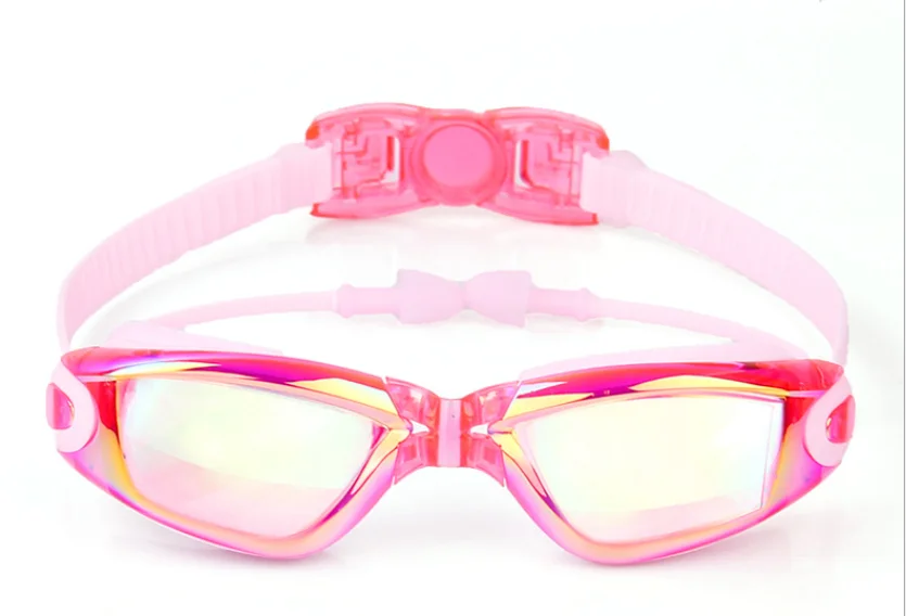 Kids Swimming goggles Anti-Fog UV prescription glasses waterproof goggle with Case,Nose Clip,Earplugs for kids swimming in pools