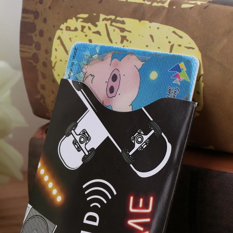 Кредитная карта чехол Чехол протектор RFID держатель экрана безопасный Блокировка