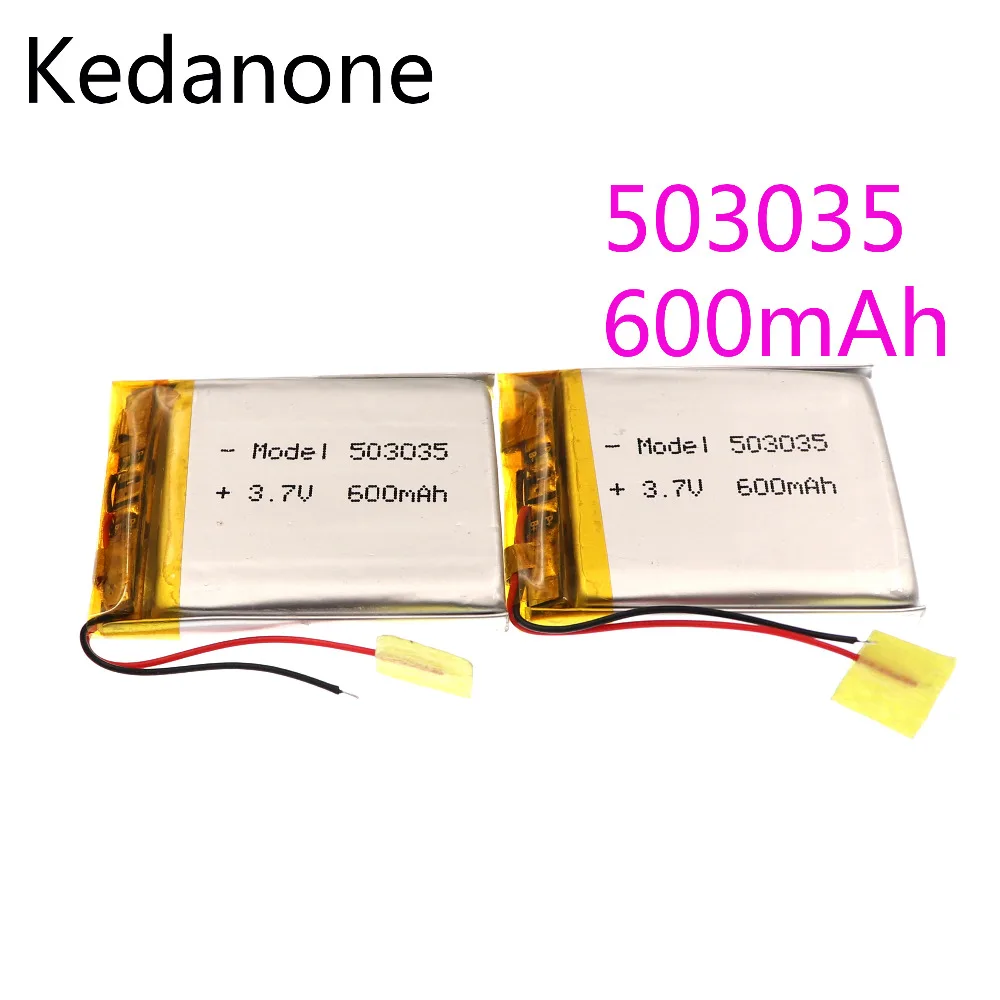 Kedanone 503035 полимерный аккумулятор 500 мА/ч 3 7 V MP3 динамик литий ионный DVR gps mp4