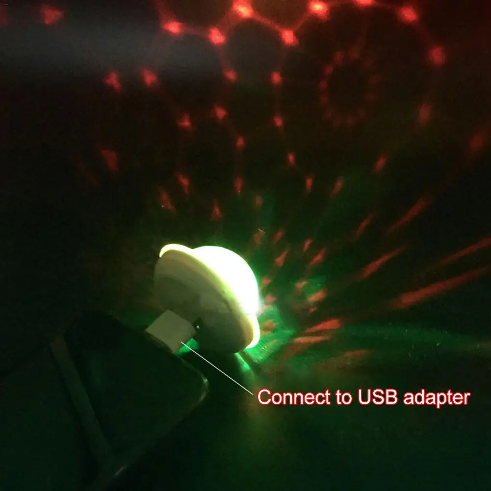 СВЕТОДИОДНЫЙ Автомобильный USB атмосферный свет DJ RGB мини красочная музыкальная