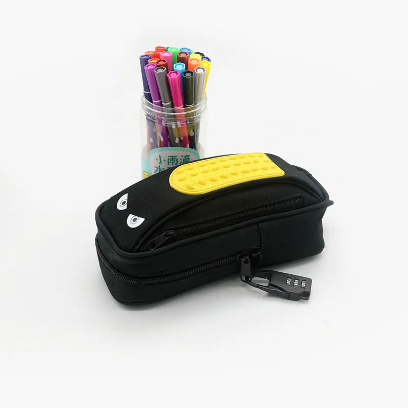 1 шт. рисунок динозавр школьная большой емкости Карандаш Чехол холст Портативный