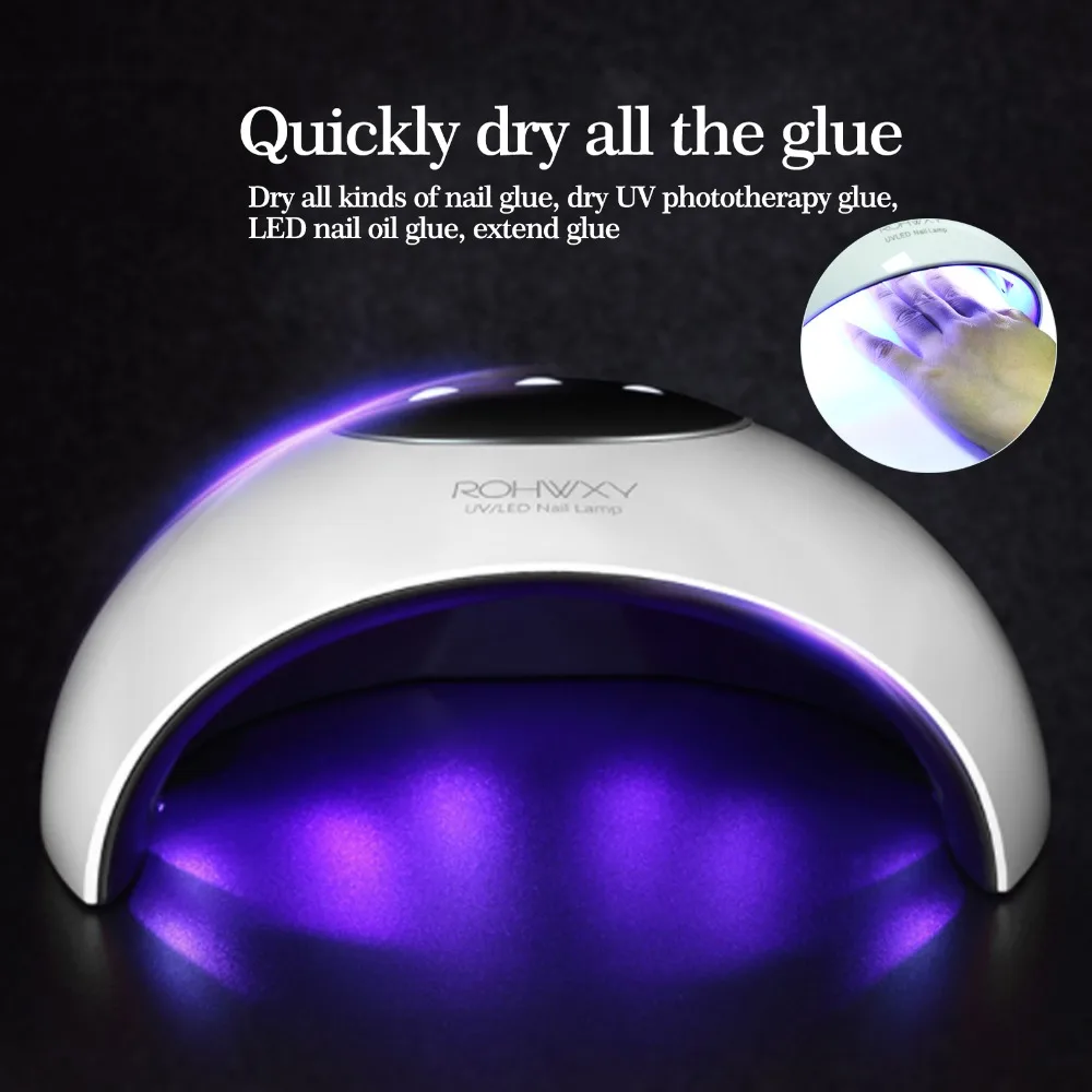Anmas Rucci 24 Вт УФ светодиодная лампа для сушки ногтей всех типов гель 8 светодиодов