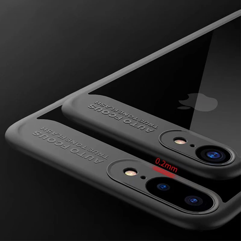 Мягкий край Прозрачный чехол для телефона Apple iPhone 6 Plus 6S плюс 7 8 TPU ультра тонкий