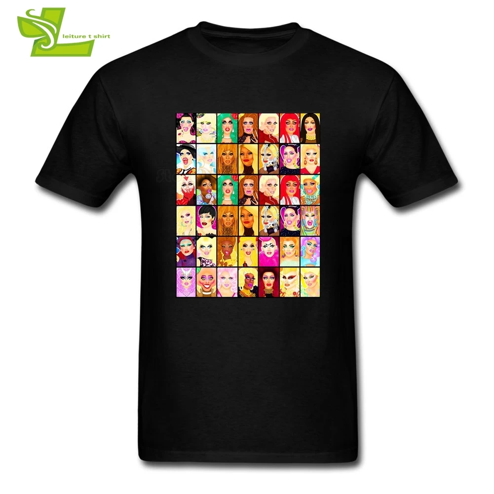 Футболка для подростков rupauthe S DRAG RACE Queen новые простые футболки крутая свободная Мужская футболка с коротким