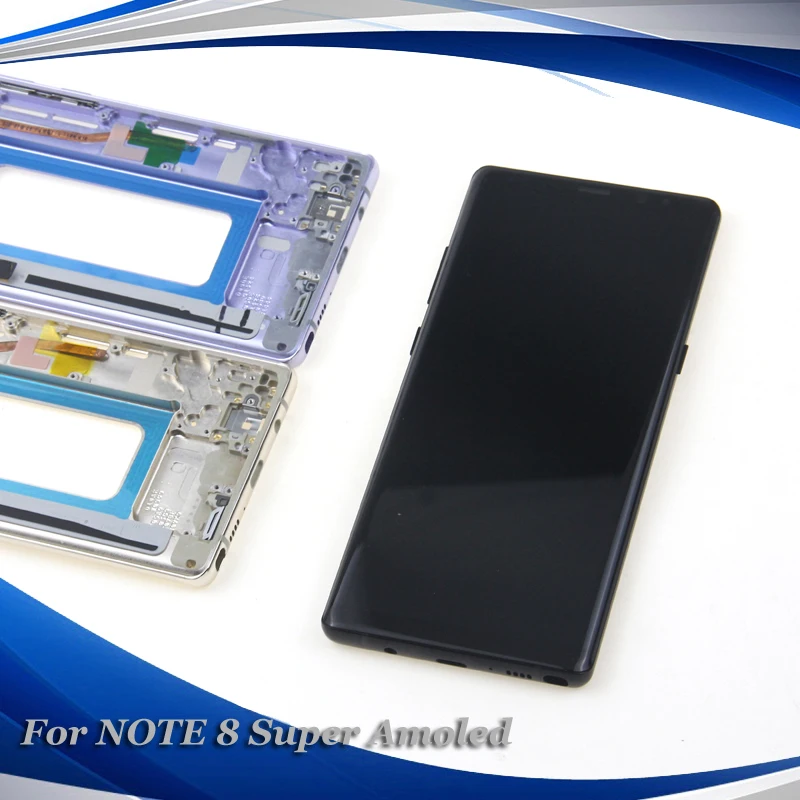 ЖК дисплей SUPER AMOLED 6 3 дюйма для SAMSUNG GALAXY Note 8 Note8 с сенсорным экраном и дигитайзером