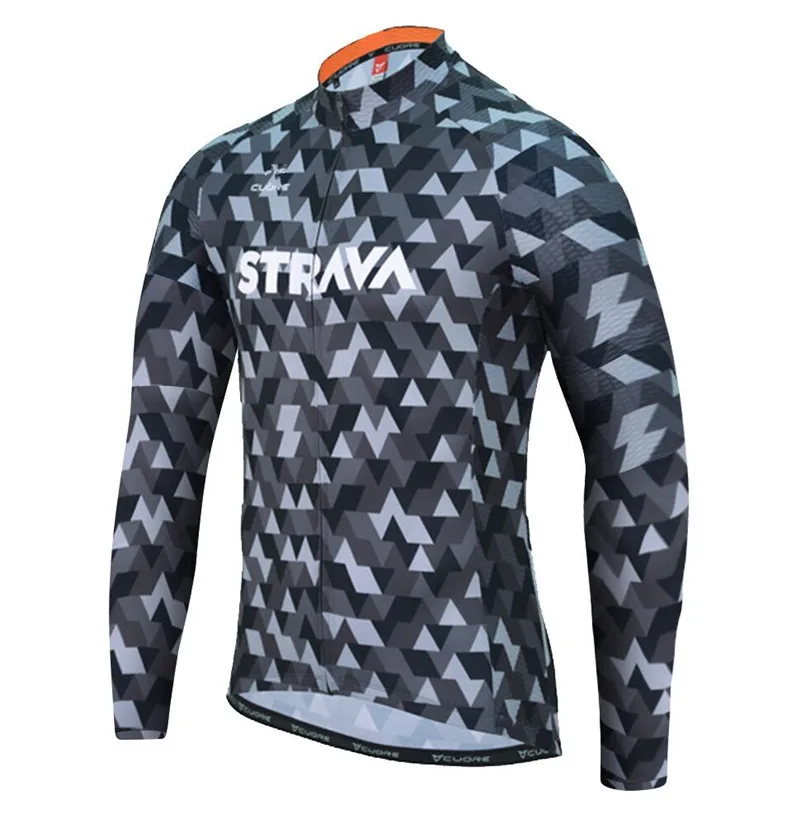 strava велосипедная майка с длинным рукавом, Майки для велоспорта, одежда для велоспорта, Джерси для командного велосипеда, велосипедные майки, набор