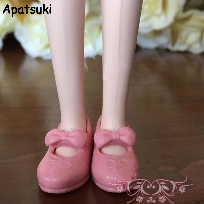 Кукольная обувь для кукол Blythe туфли на блочном каблуке Licca розовые красивые