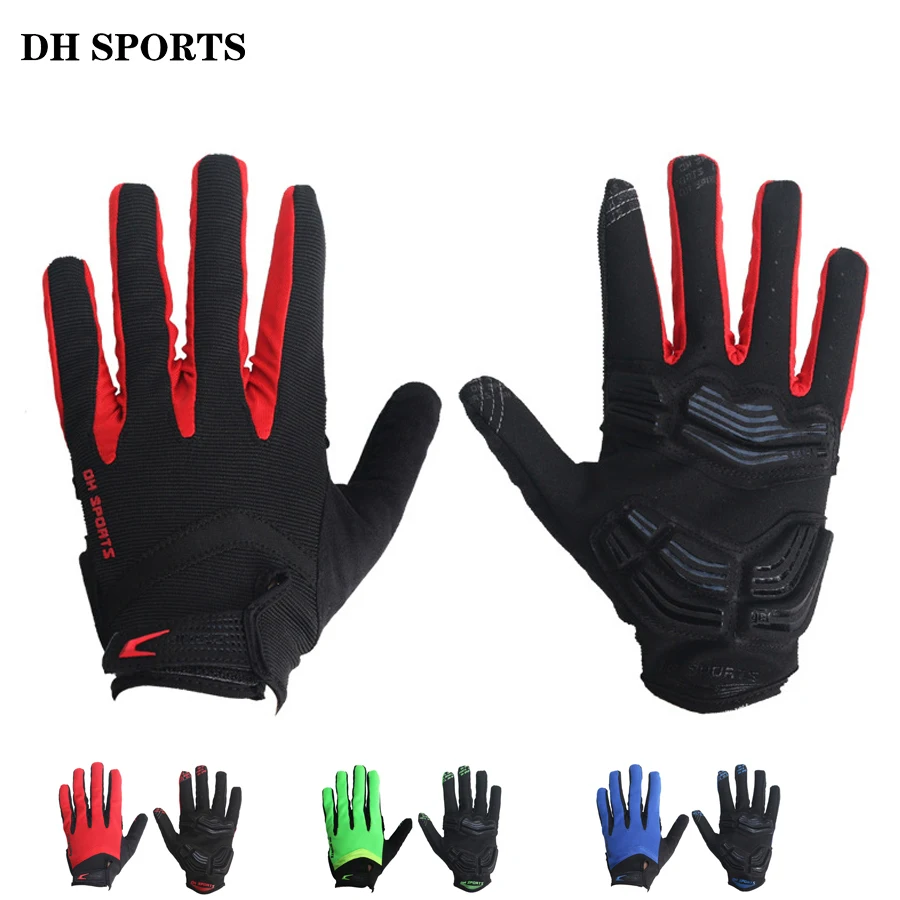 

Brand New Cycling Gloves Full Finger Sport Shockproof MTB Bike Touch Screen Gloves Men Women Bicycle GEL Long Finger Glove