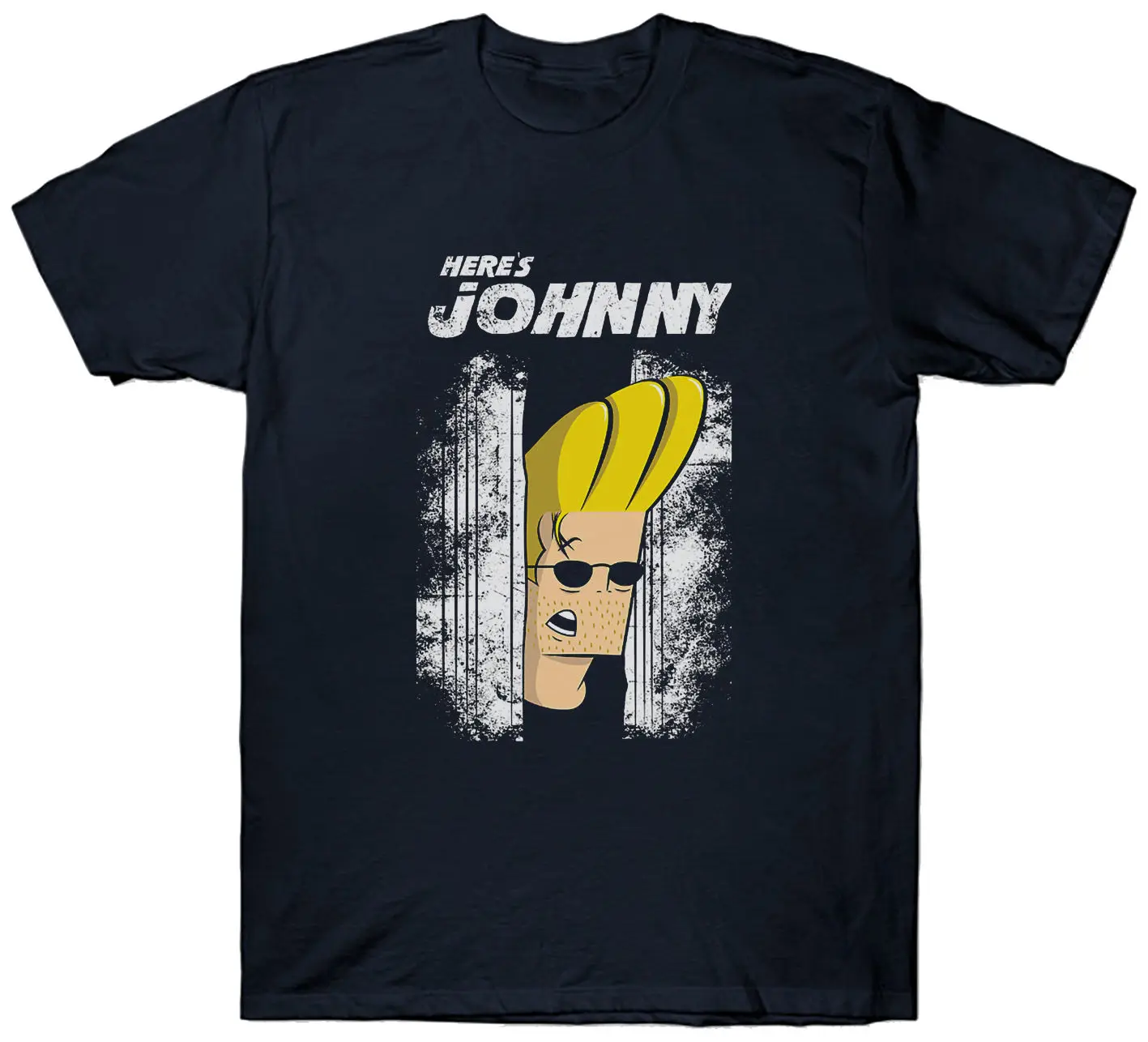 Футболка с надписью Jonny BRAVO футболка HERE'S johny THE SHINING PARODY PUN JOKE летняя известная