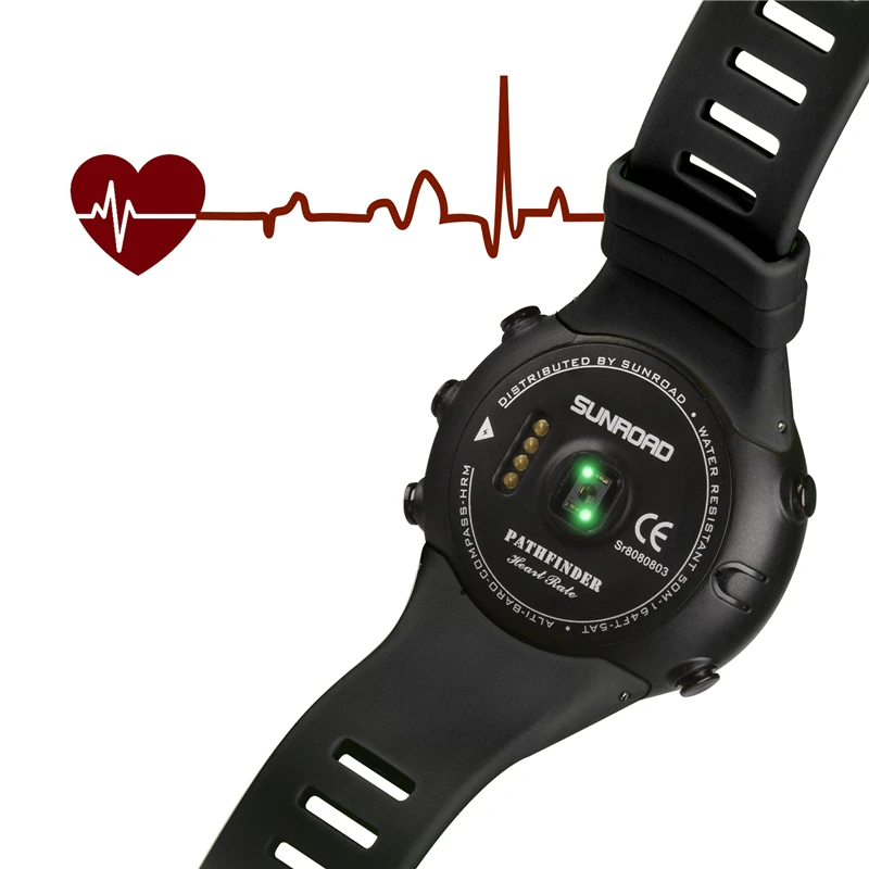 Reloj Hombre SUNROAD, военные цифровые спортивные часы для ныряльщиков, мужские часы, лучший бренд, роскошные часы с монитором сердечного ритма, наручные часы, часы saat