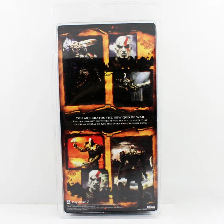 Высококачественная фигурка NECA God War 2 II Kratos in Ares Armor W Blades 20 см из ПВХ игрушечная