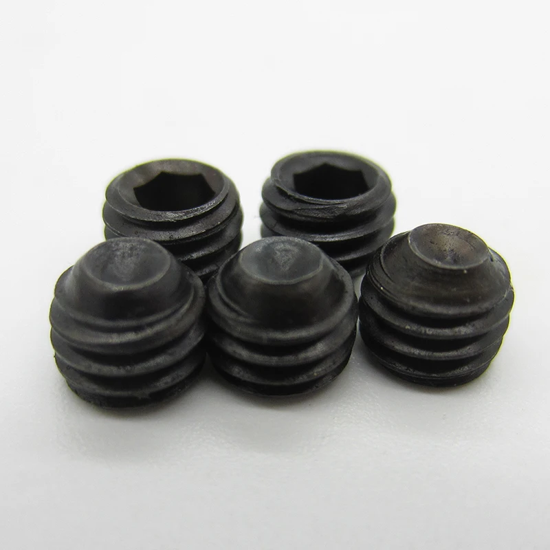 

50 шт. DIN916 M2 M2.5 M3 M4 Black grade 12,9 Шестигранная розетка Grub набор точечных винтов Grub Винты s