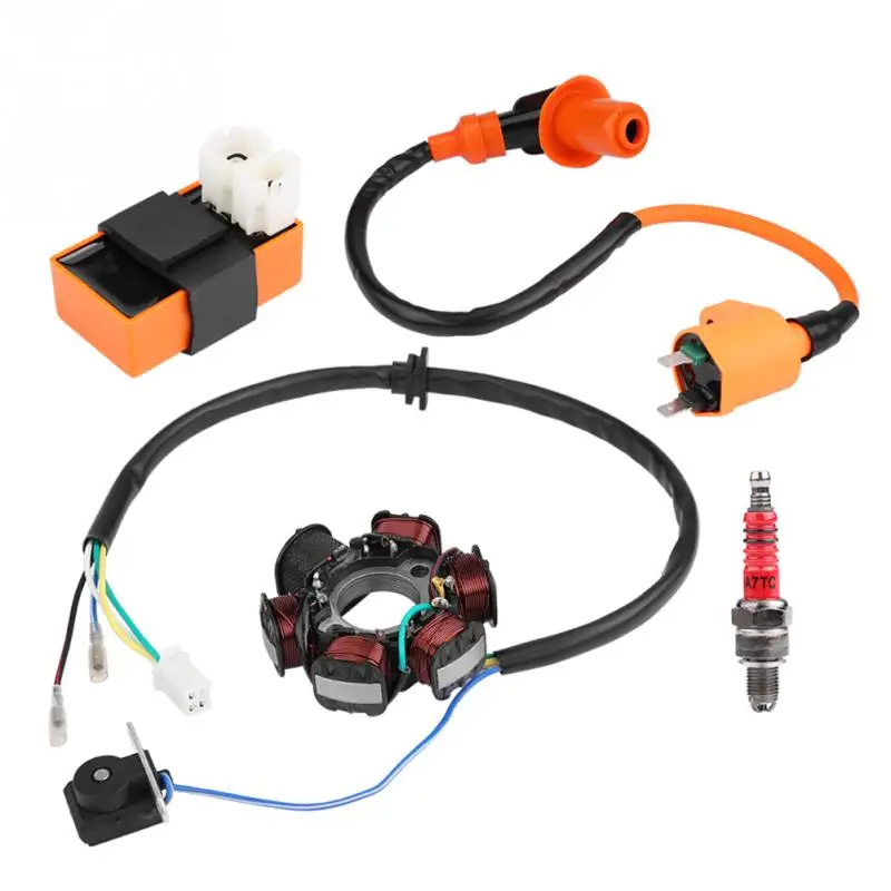 Новое поступление гоночная катушка зажигания CDI Свеча Магнитный Статор для GY6 125cc