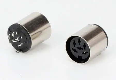 Разъем DIN 6 PIN S розетка Встроенная стандартная аудио AV Разъем|connector female|connector