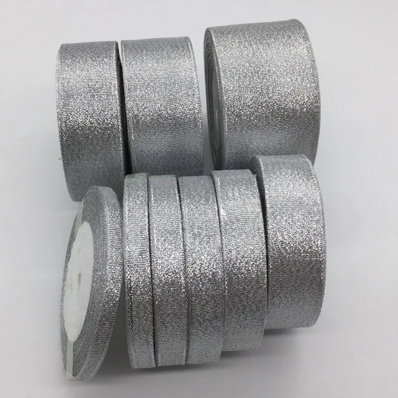 Длинная шелковая сатиновая лента 25 ярдов для украшения дома и свадьбы подарочная