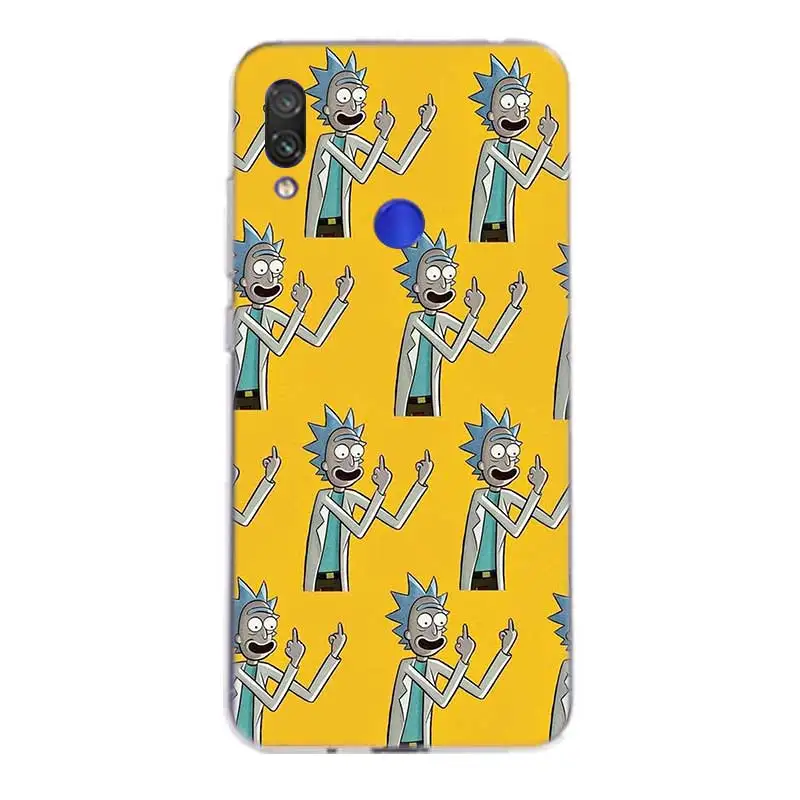 Рик и Морти силиконовый чехол для Xiaomi Redmi Note 7 6 Pro 5 4 4X K20 7A Y3 S2 5A 6A Xiomi Pocophone F1 9 SE 8 A2 lite